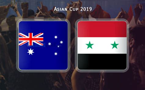 مباراة سوريا و استراليا